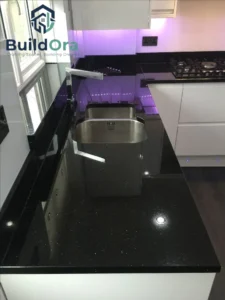 سعر متر رخام المطبخ الاسود